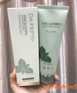 Sữa Rửa Mặt Dr Pepti Bạc Hà herb blending cleansing foam 110ml mua ở đâu