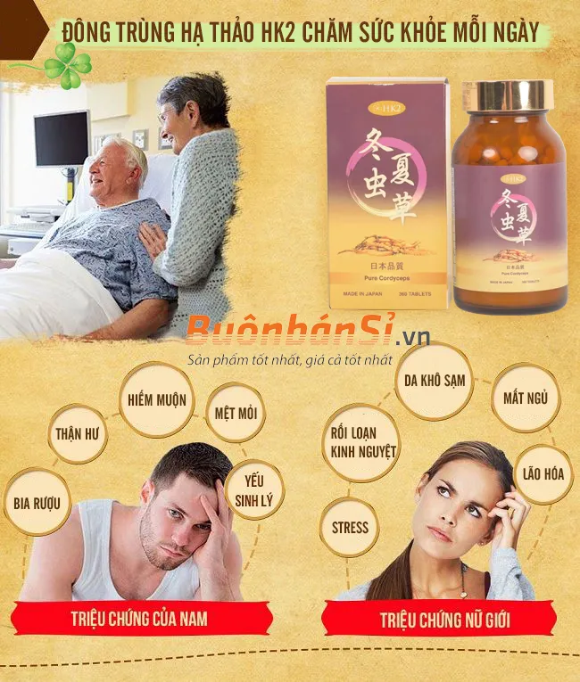 tăng cường miễn dịch nhờ đông trùng hạ thảo hk2