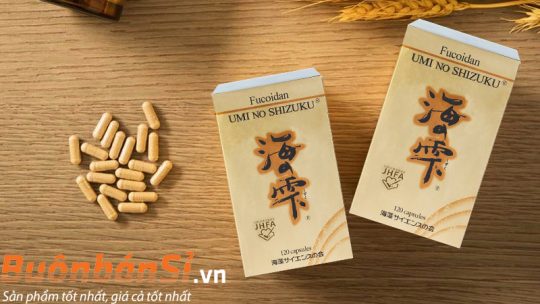 tảo phòng chống ung thư fucoidan umino shizuku 120 viên nhật bản giá bao nhiêu