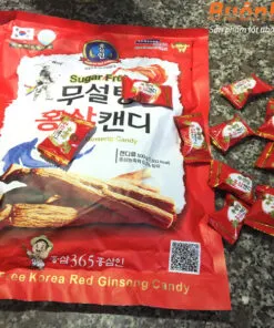 kẹo hồng sâm không đường 500g korea red ginseng candy mua ở đâu