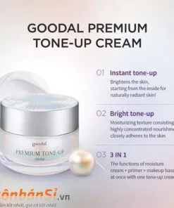 kem dưỡng goodal premium tone up cream 30ml có tốt không