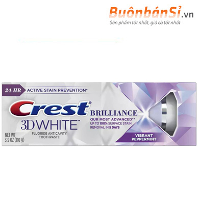 Crest 3D White Brilliance Vibrant Peppermint có tốt không
