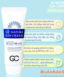 kem chống nắng GC nature sun cream có tốt không