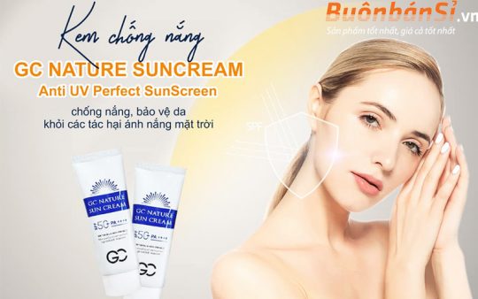 kem chống nắng GC nature sun cream có tốt không