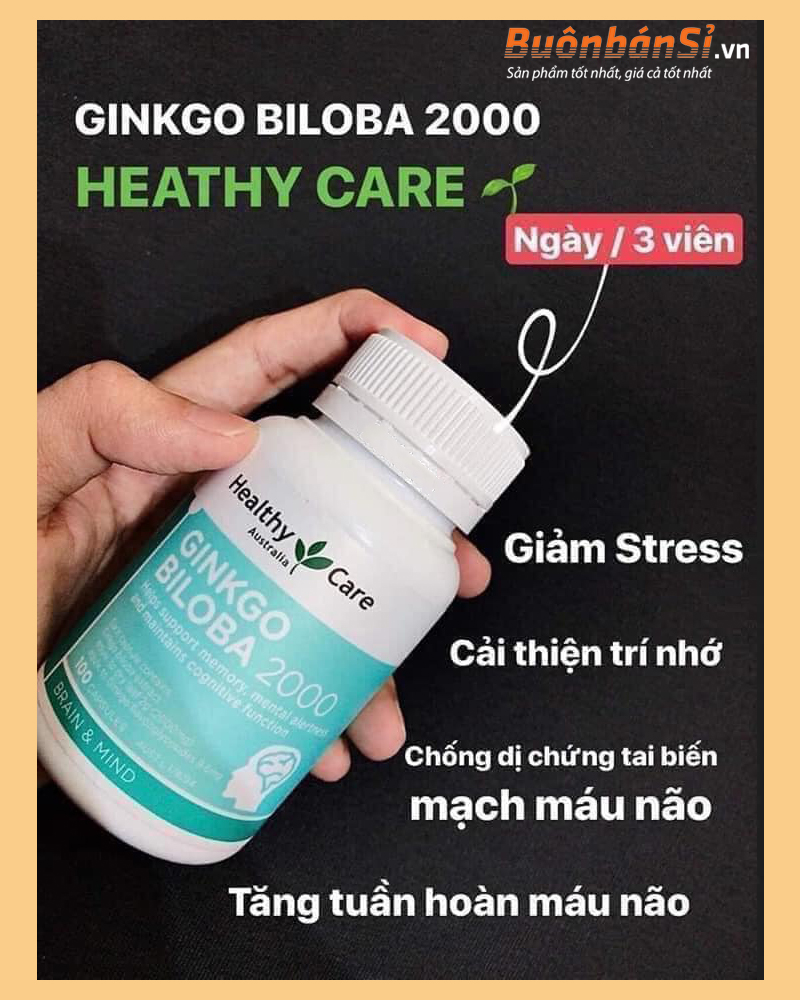 Ginkgo Biloba 2000 Healthy Care có tốt không