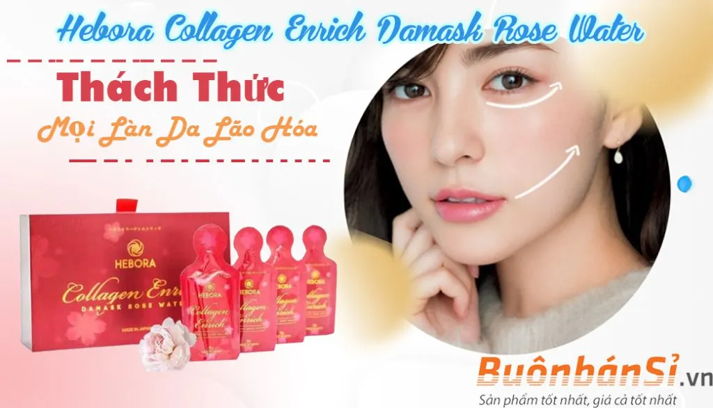 Review Nước Uống Hebora Collagen Mẫu Mới