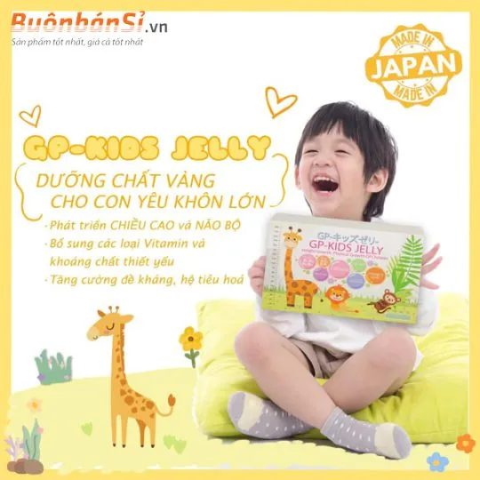 Thạch Trẻ Em GP-Kids Jelly có tốt không