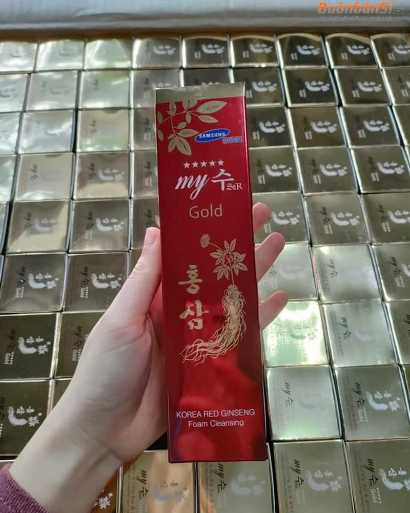 Sữa Rửa Mặt My Gold Korea Red Ginseng chính hãng mua ở đâu