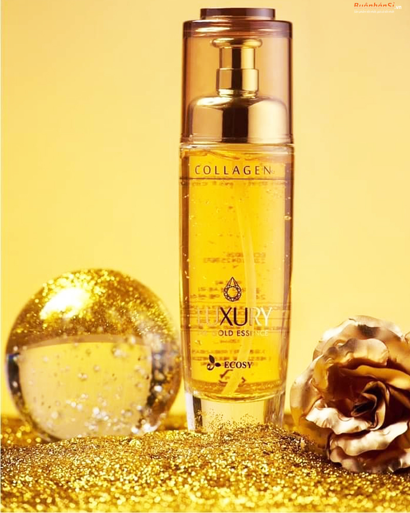 Tinh Chất Vàng Chống Lão Hóa Ecosy Collagen Luxury 24K Gold Essence 120ml 1 tinh chất vàng Ecosy Collagen 120ml chính hãng