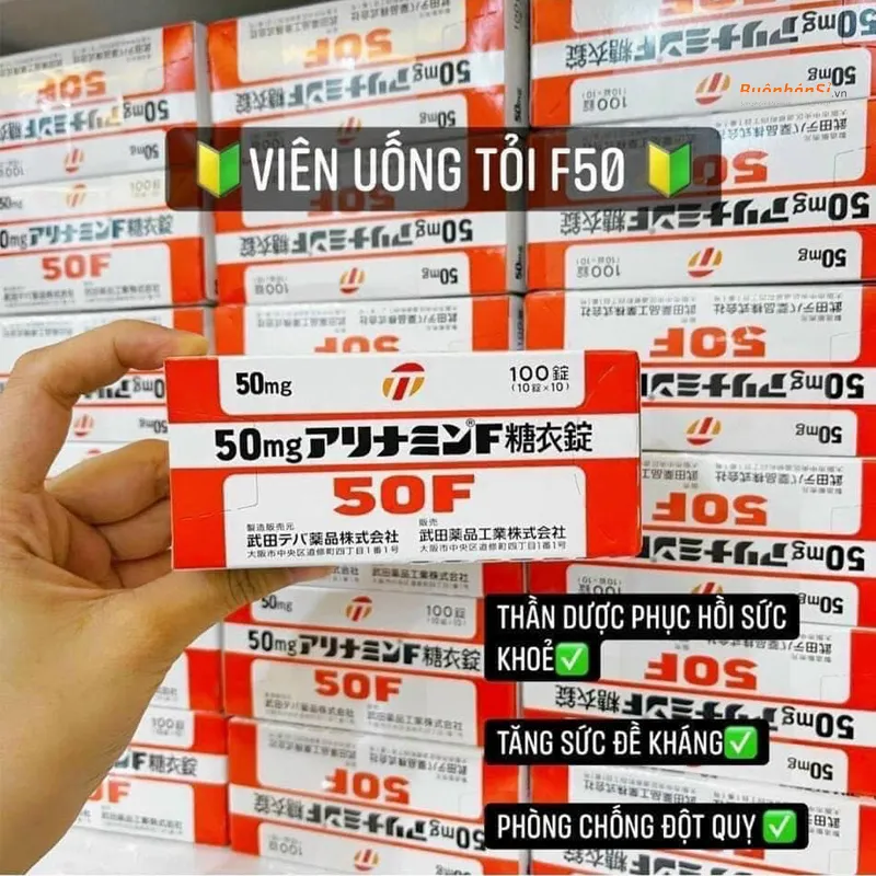 Tỏi Viên 50F Arinamin 50mg 100 viên có tốt không