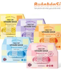 mặt nạ banobagi stem cell vitamin mask hộp 10 miếng mới nhất