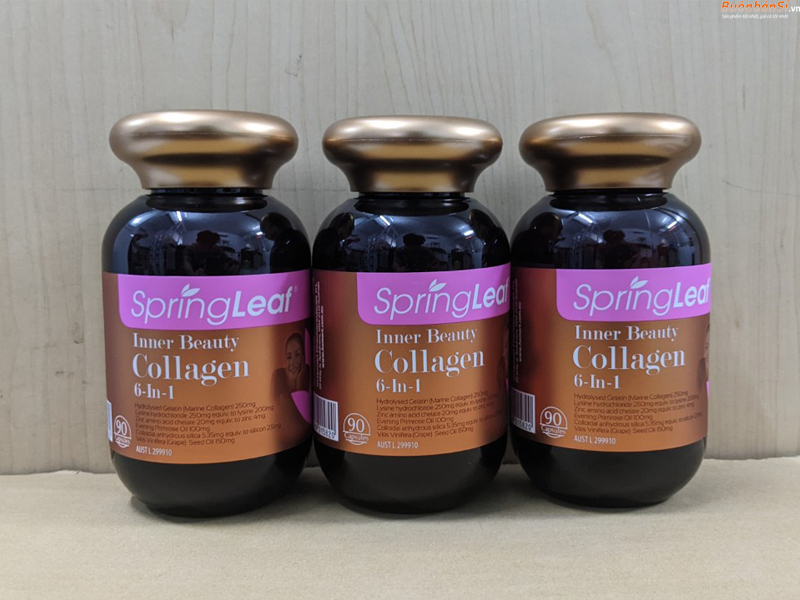 collagen springleaf 6in1 90 viên mua ở đâu