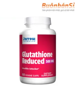 viên uống trắng da glutathione reduced 500mg jarrow 60 viên