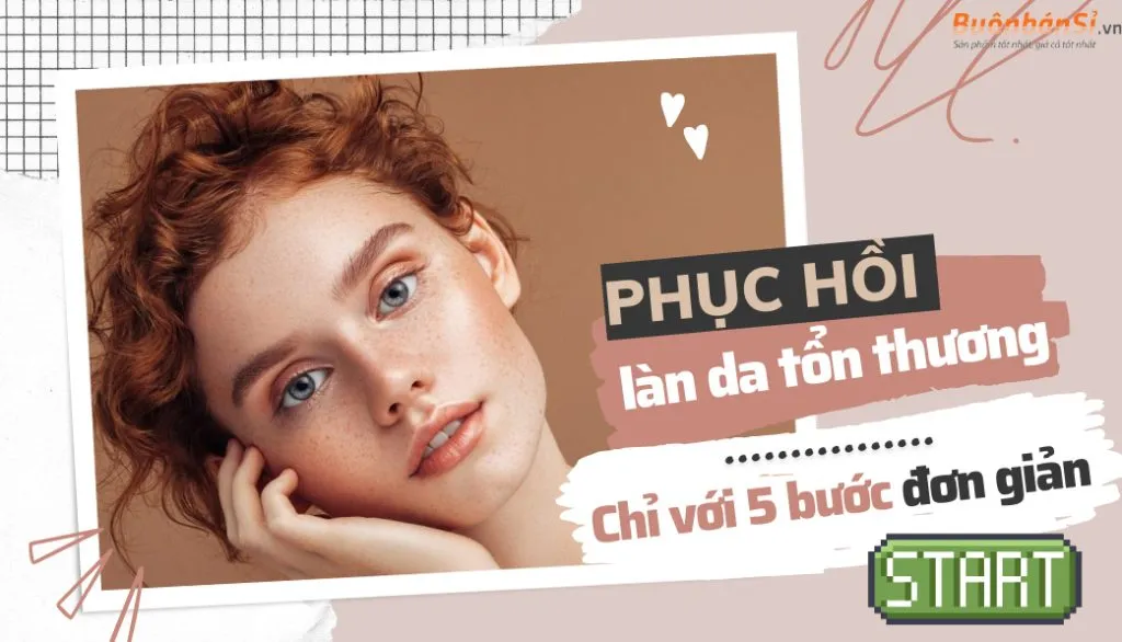 cách phục hồi da tại nhà