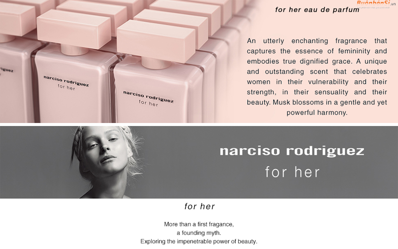 Nước Hoa Nữ Narciso Rodriguez For Her Eau De Parfum 100ml 2 thương hiệu Narciso Rodriguez