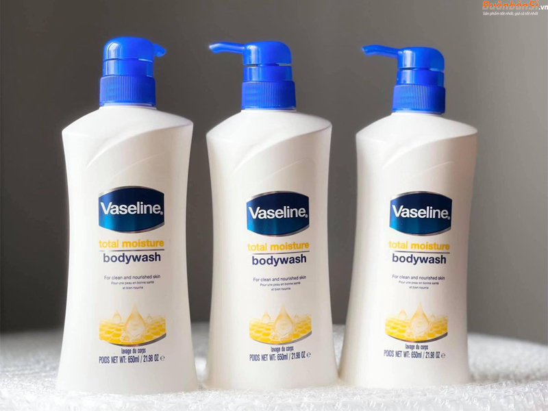 Sữa Tắm Vaseline Total Moisture Body wash 650ml thành phần