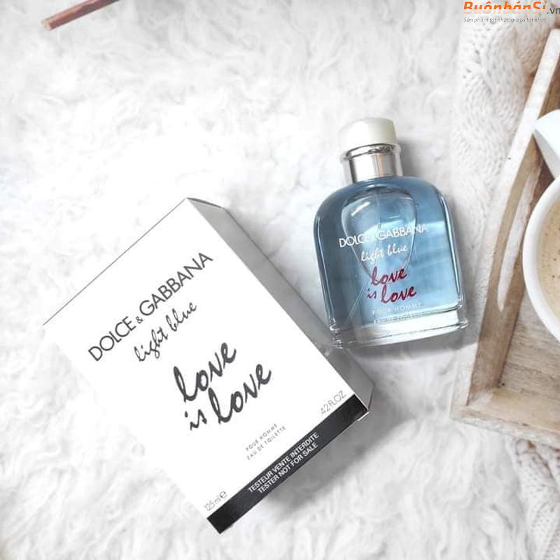 Nước Hoa Nam Dolce & Gabbana Light Blue Love Is Love Pour Homme Eau De Toilette Tester 125ml 1 nước hoa D&G Light Blue Love Is Love Nam tester 125ml chính hãng
