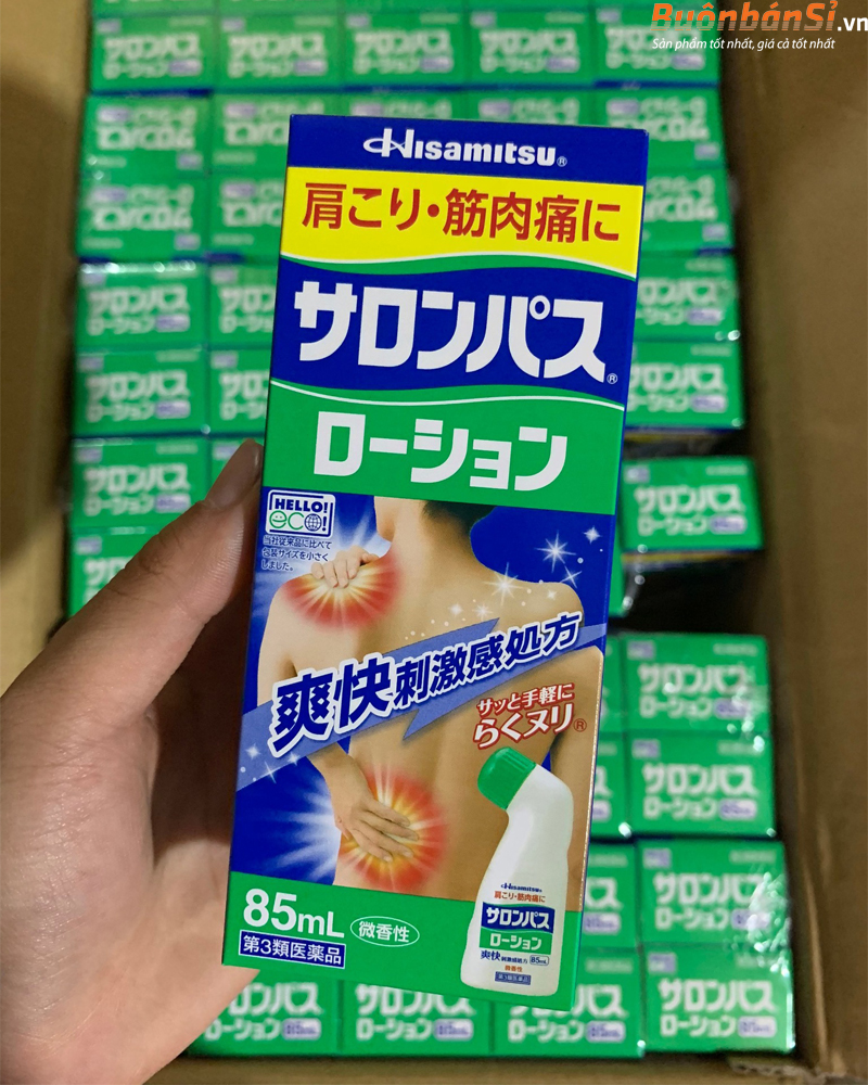Lăn Giảm Đau Salonpas Lotion Hisamitsu 85ml Nhật Bản 1 Lăn Xương Khớp Hisamitsu salonpas chính hãng