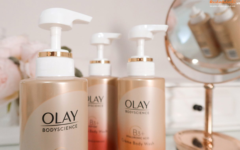 Sữa Tắm Dưỡng Ẩm, Sáng Da Olay Body Science B3+ Crème Body Wash 500ml 4 Sữa Tắm Olay Body Science B3 Cream Body Wash 500ml cách dùng