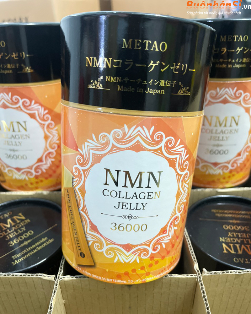 Thạch Metao NMN Collagen Jelly 36000 nhật bản